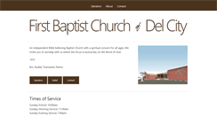 Desktop Screenshot of fbcdelcity.com