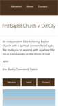 Mobile Screenshot of fbcdelcity.com